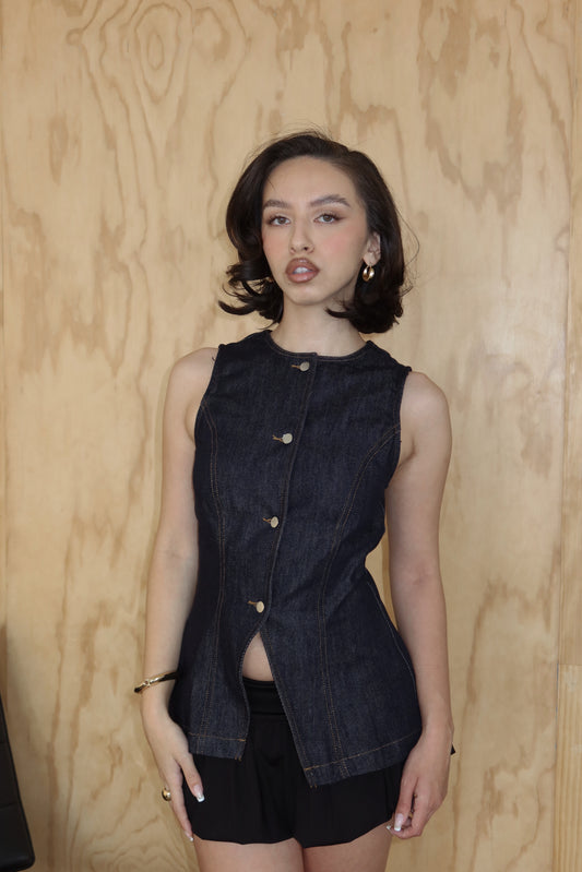 Made To Last Dark Denim Top