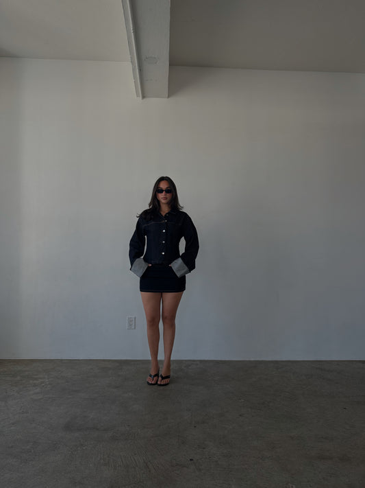 Made To Last Dark Denim Skort