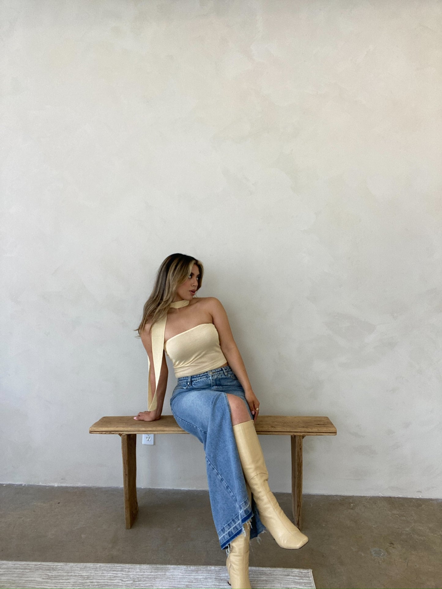 Sweetheart Split Skirt