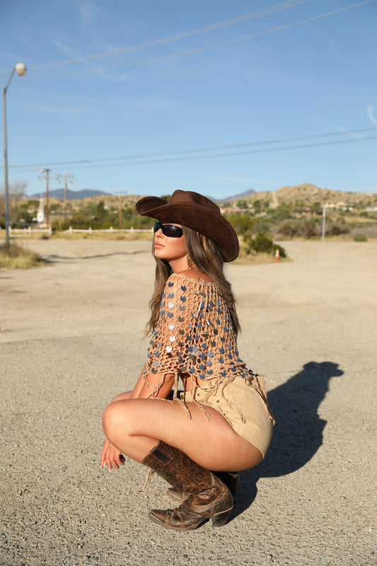 Desert Heat Suede Shorts