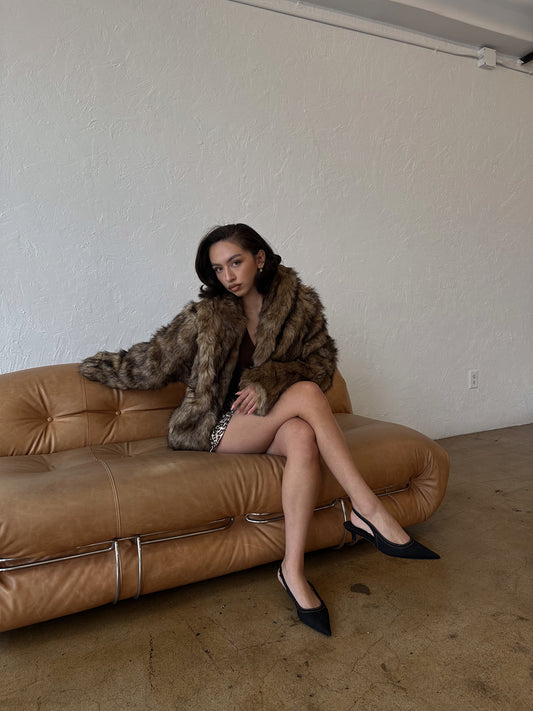 Frosty Faux Coat