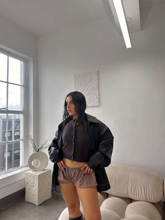 On Repeat Leather Jacket