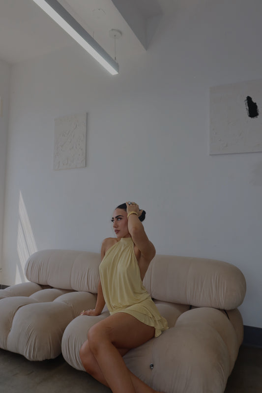 Summer Beginning Halter Dress