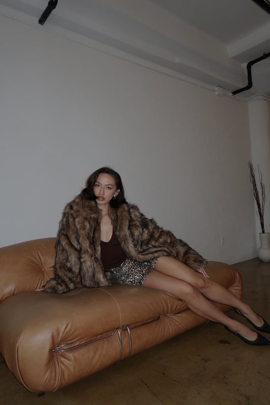 Frosty Faux Coat